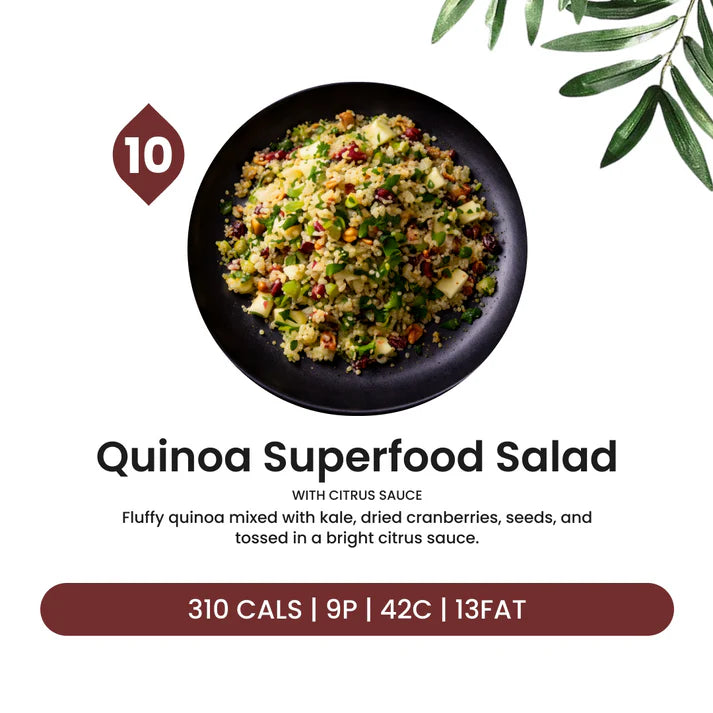 Quinoa Superfood Salad with Citrus Sauce