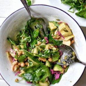 Goddess Hearty Salad w/Apple Vinaigrette or Creamy Ceasar