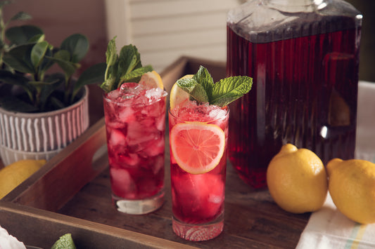 Hibiscus Mint Iced Tea